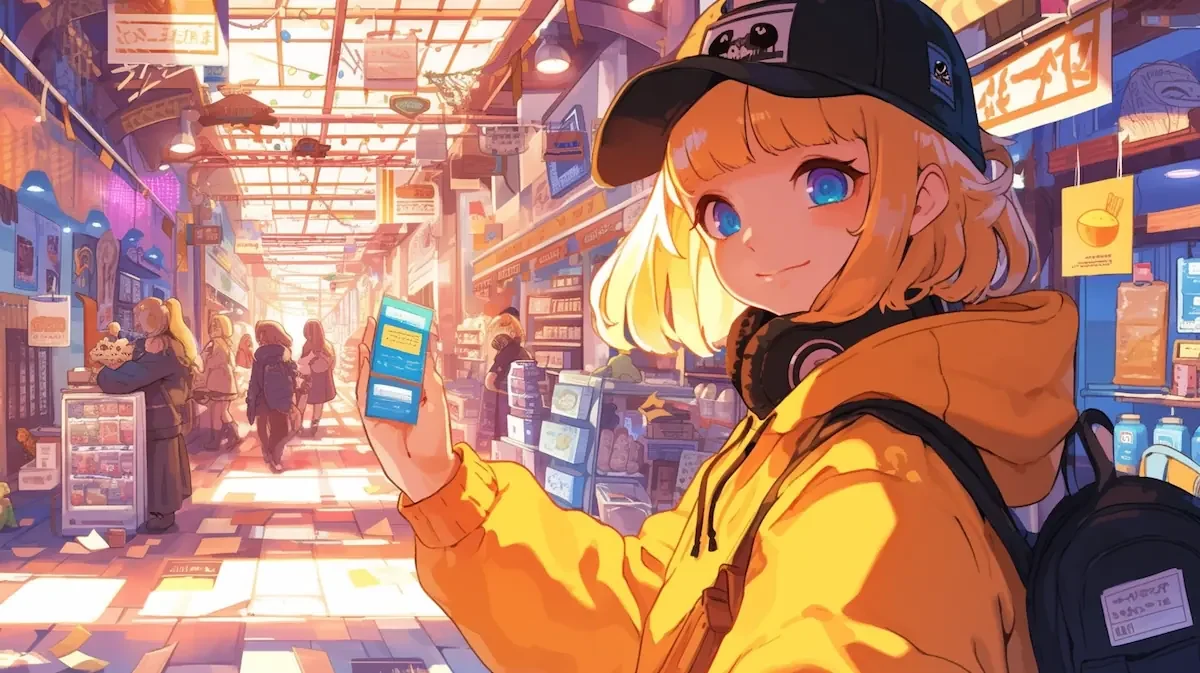 Marketplace scene using Temu coupons