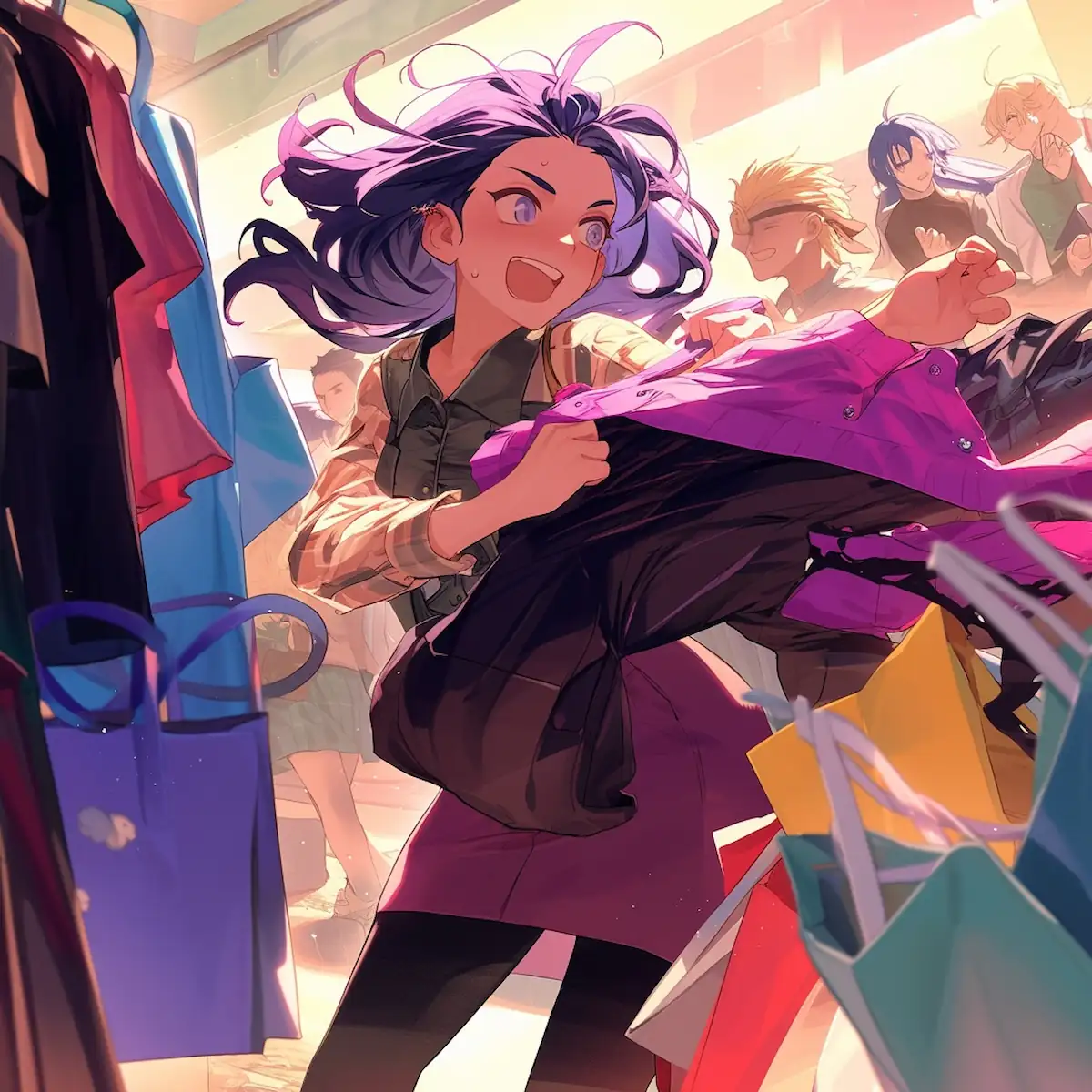 Fast-paced shopping during Temu flash sales