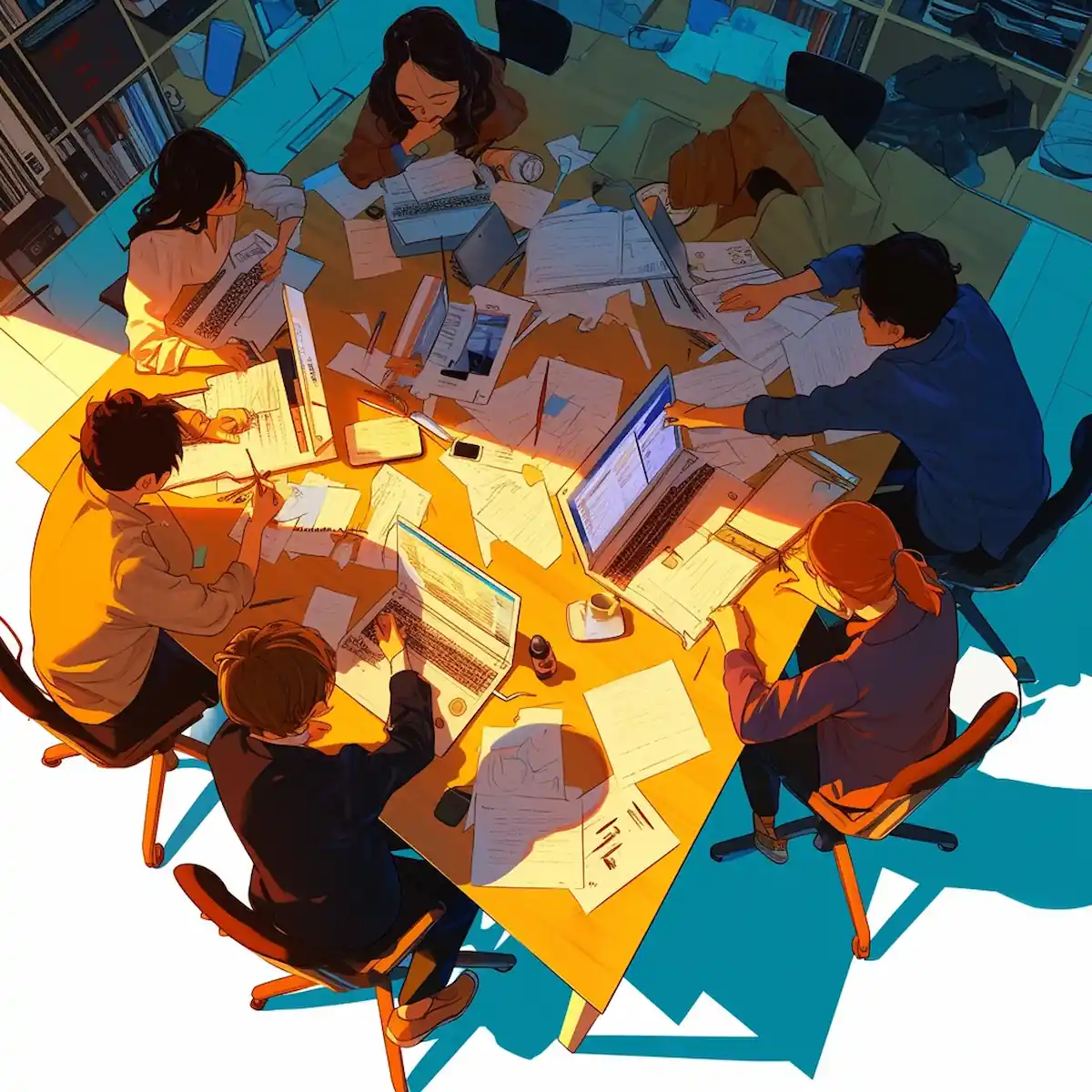 Manga office scene drafting terms of use for Sale Dates Hub