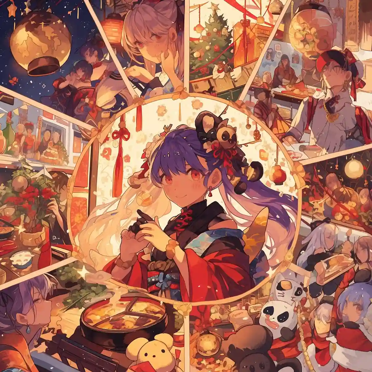 Manga-style calendar of historical AliExpress sales