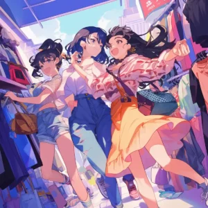 Bustling sales floor scene during Shein sales