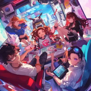 Playful game scene winning freebies at Temu