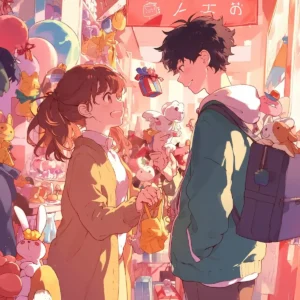 Heartwarming gift shop scene at Temu