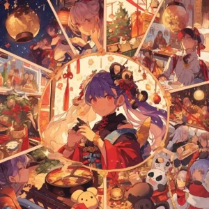 Manga-style calendar of historical AliExpress sales